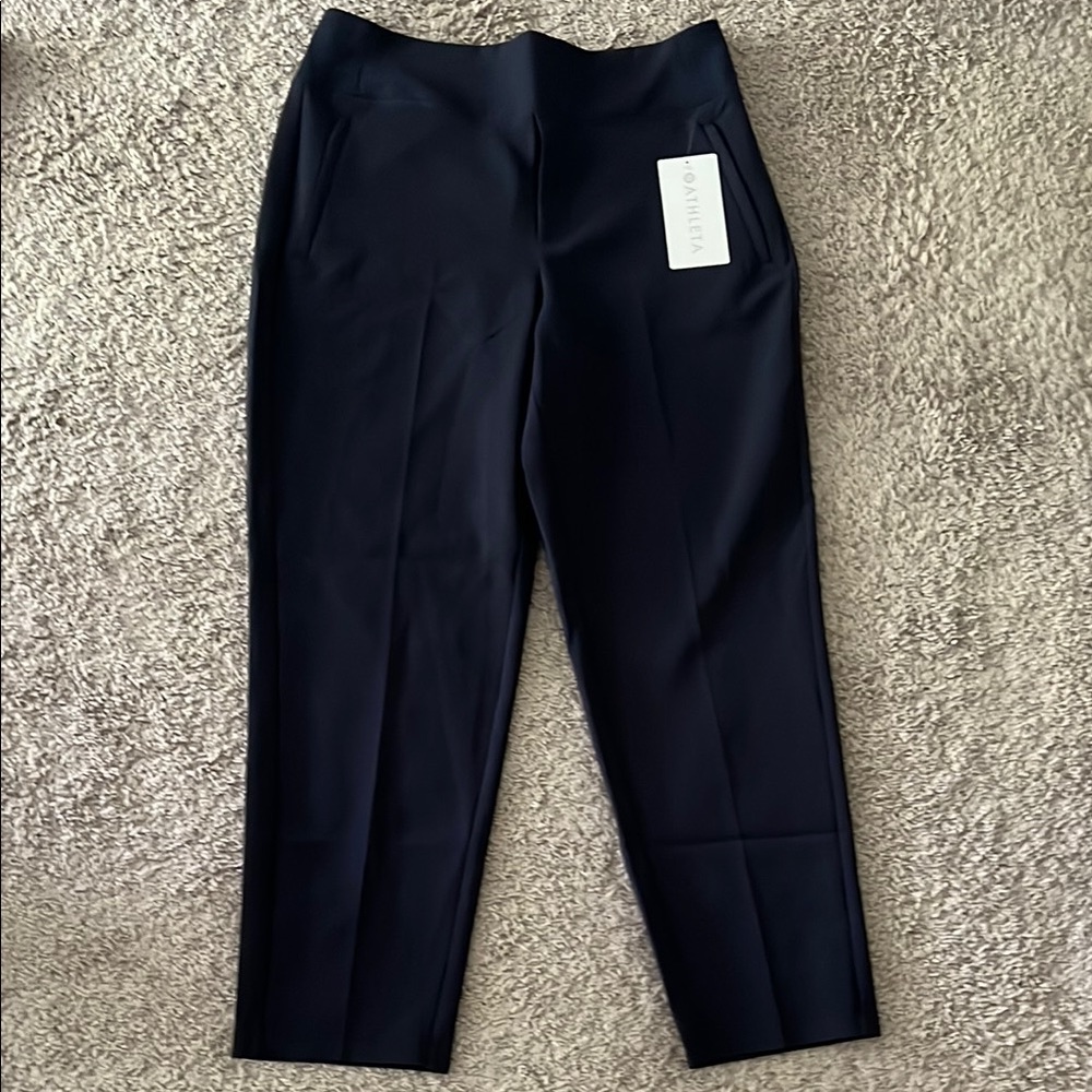 Athleta Navy Dress Pants Tailored and Elegant